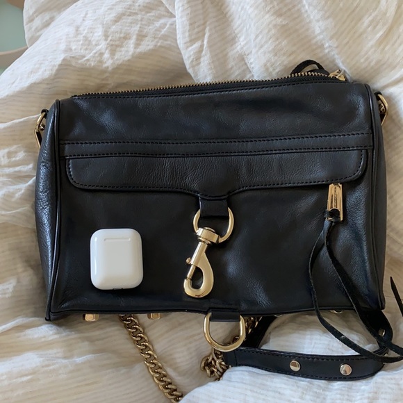 Rebecaa Minkoff M.A.C Crossbody Black/Gold - Picture 6 of 6